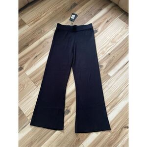 NWT CYRUS Corduroy  Black Flare Pants S